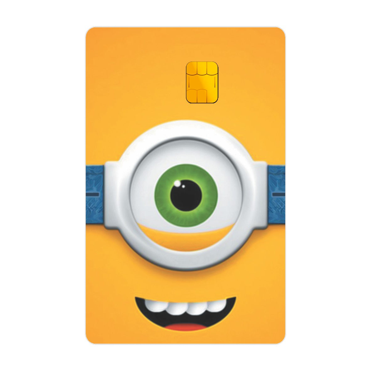 CAPACARD - Película Adesiva Para Cartão - Olhar Minion CAPACARD - Película Adesiva Para Cartão - Olhar Minion